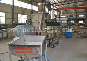 Plastic plate equipment production line